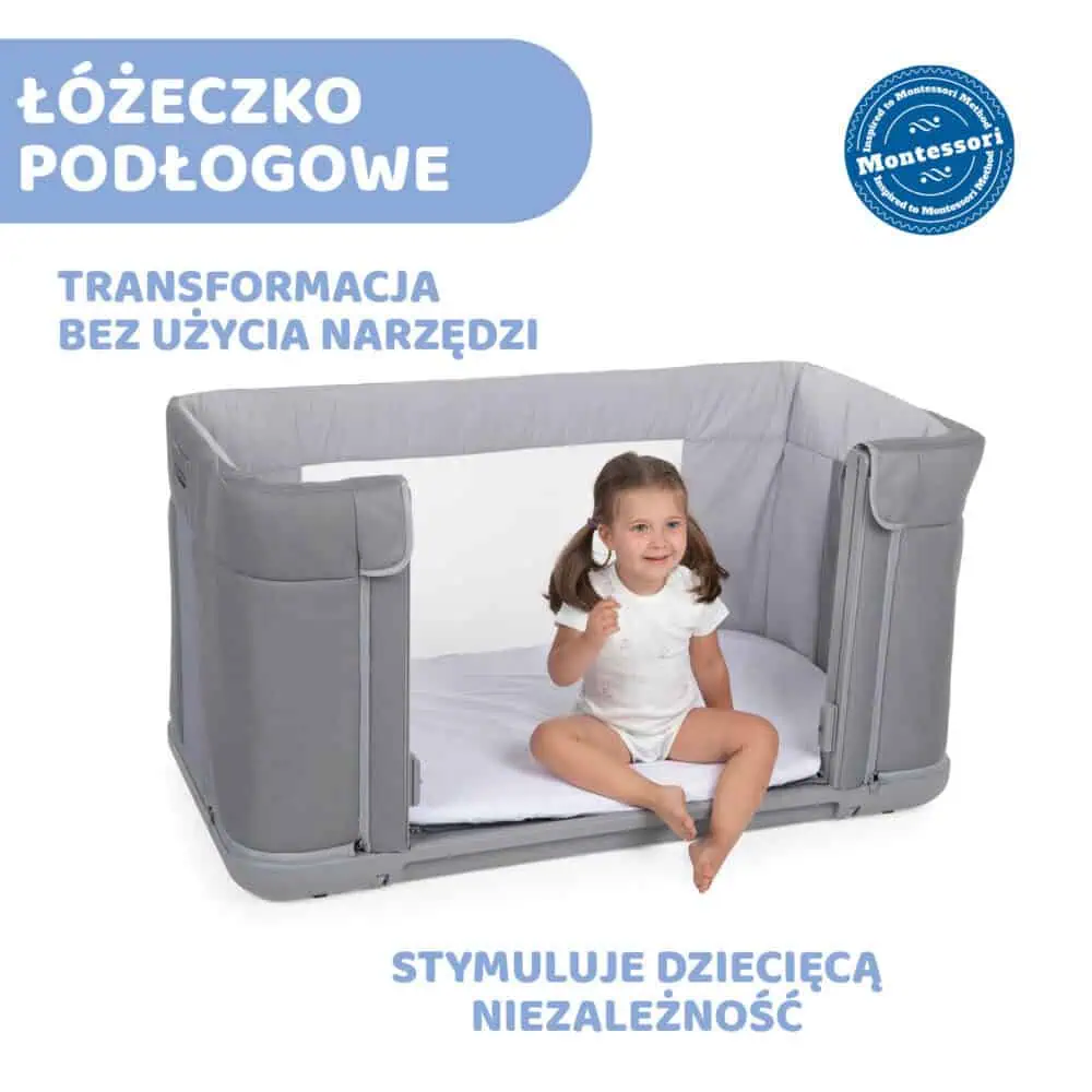 Chicco Next2Me Forever – łóżeczko dziecięce 3w1 z funkcją dostawki - obrazek 18