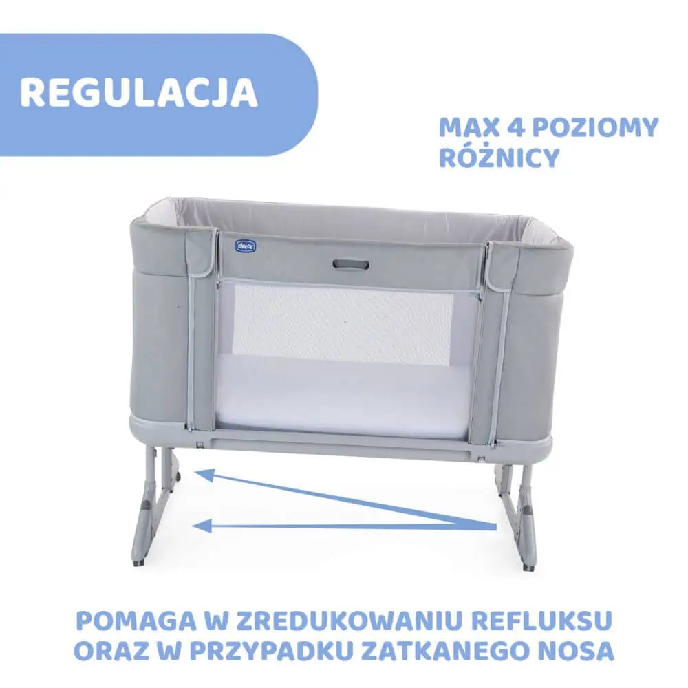 Chicco Next2Me Forever – łóżeczko dziecięce 3w1 z funkcją dostawki - obrazek 16