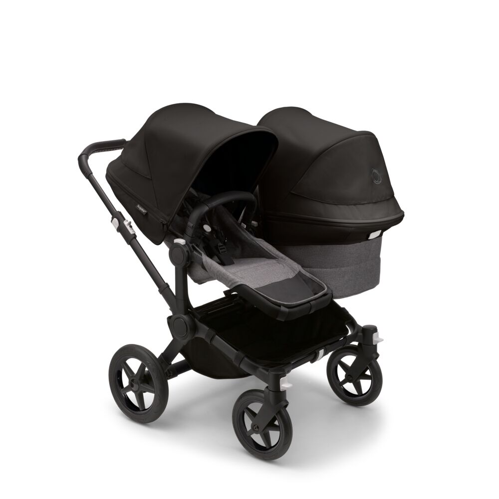 Bugaboo Donkey 5 Duo Black Black Grey Melange