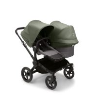 Bugaboo Donkey 5 Duo Black Forest Green Grey Melange