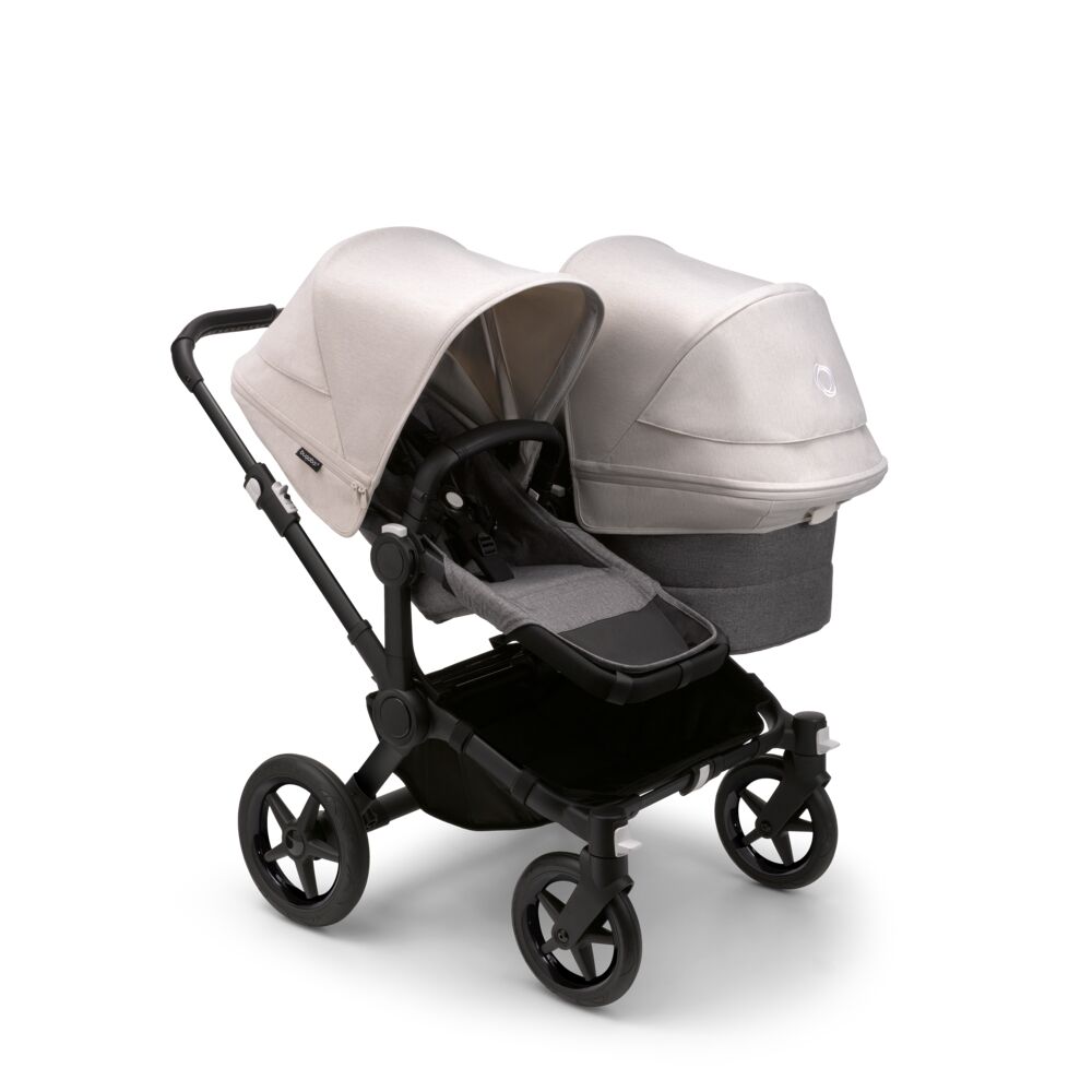 Bugaboo Donkey 5 Duo Black Misty White Grey Melange