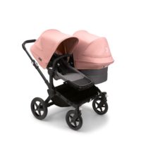 Bugaboo Donkey 5 Duo Black Morning Pink Grey Melange