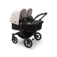 Bugaboo Donkey 5 Twin Black Misty White Midnight Black
