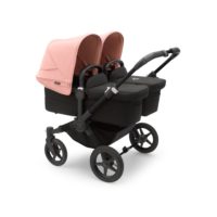Bugaboo Donkey 5 Twin Black Morning Pink Midnight Black