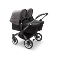 Bugaboo Donkey 5 Twin Graphite Grey Melange Midnight Black