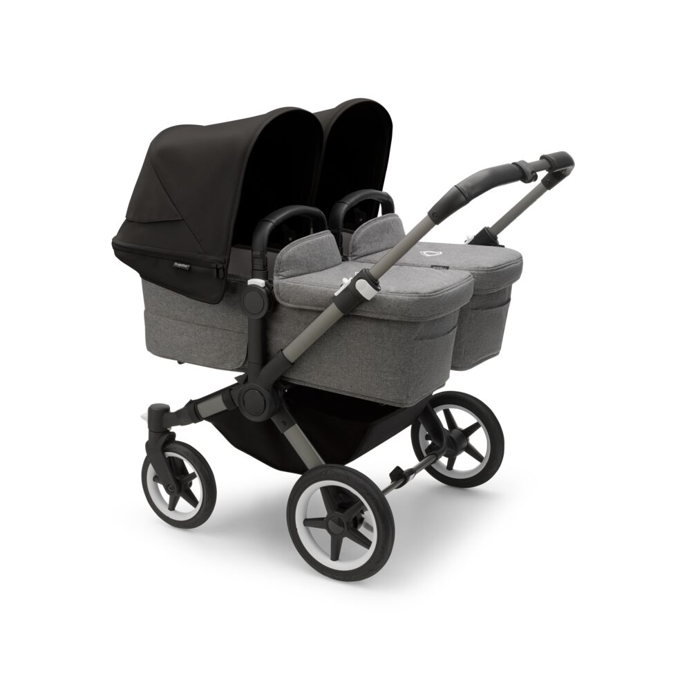Bugaboo Donkey 5 Twin Graphite Midnight Black Grey Melange