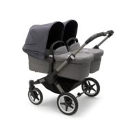 Bugaboo Donkey 5 Twin Graphite Stormy Blue Grey Melange