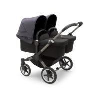 Bugaboo Donkey 5 Twin Graphite Stormy Blue Midnight Black