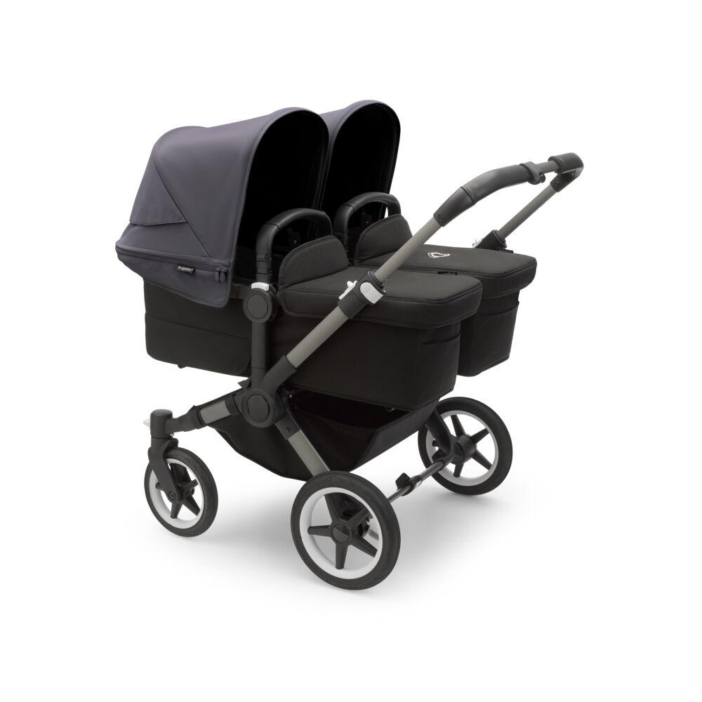 Bugaboo Donkey 5 Twin Graphite Stormy Blue Midnight Black