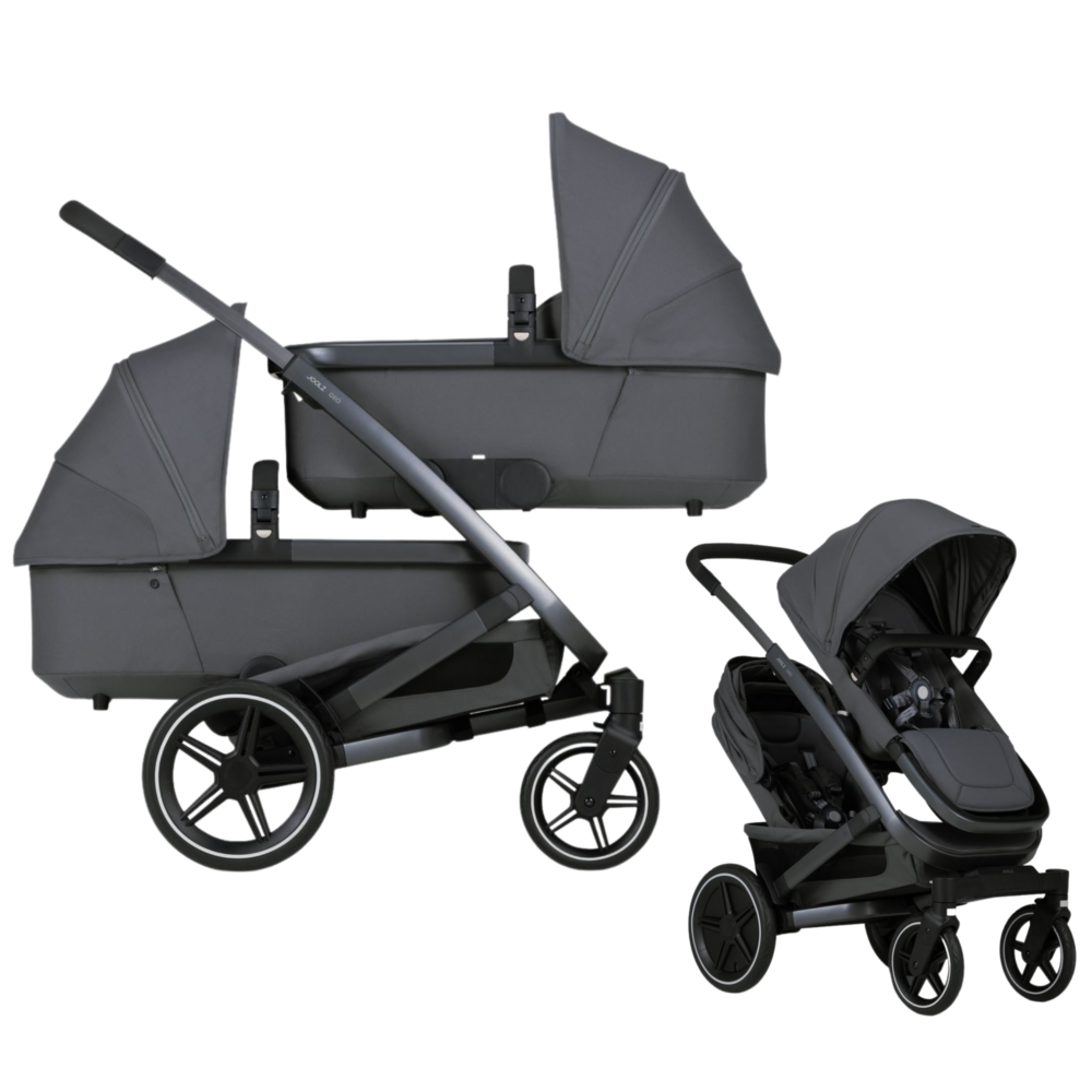 Joolz Geo3 Twin 2w1 Pure Grey