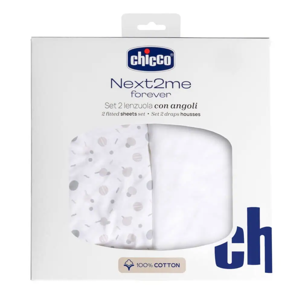 Chicco Next2Me Forever – zestaw prześcieradeł do łóżeczka dziecięcego - obrazek 5
