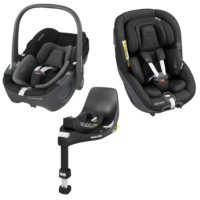 Maxi Cosi Pebble 360 + Pearl 360 + FamilyFix 360 – zestaw