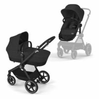 Cybex Eos Lux Moon Black Black Frame