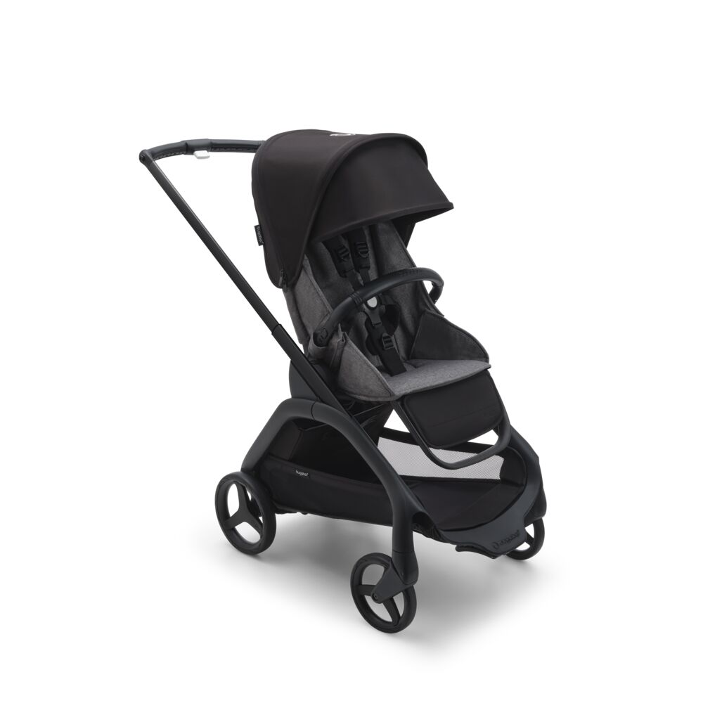 Bugaboo Dragonfly Black Grey Melange Midnight Black