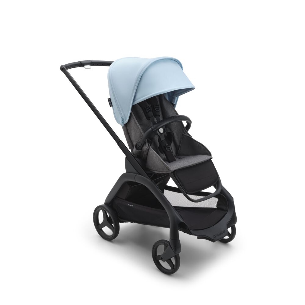 Bugaboo Dragonfly Black Grey Melange Skyline Blue