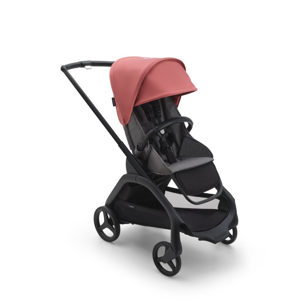 Bugaboo Dragonfly Black Grey Melange Sunrise Red