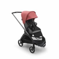 Bugaboo Dragonfly Graphite Grey Melange Sunrise Red