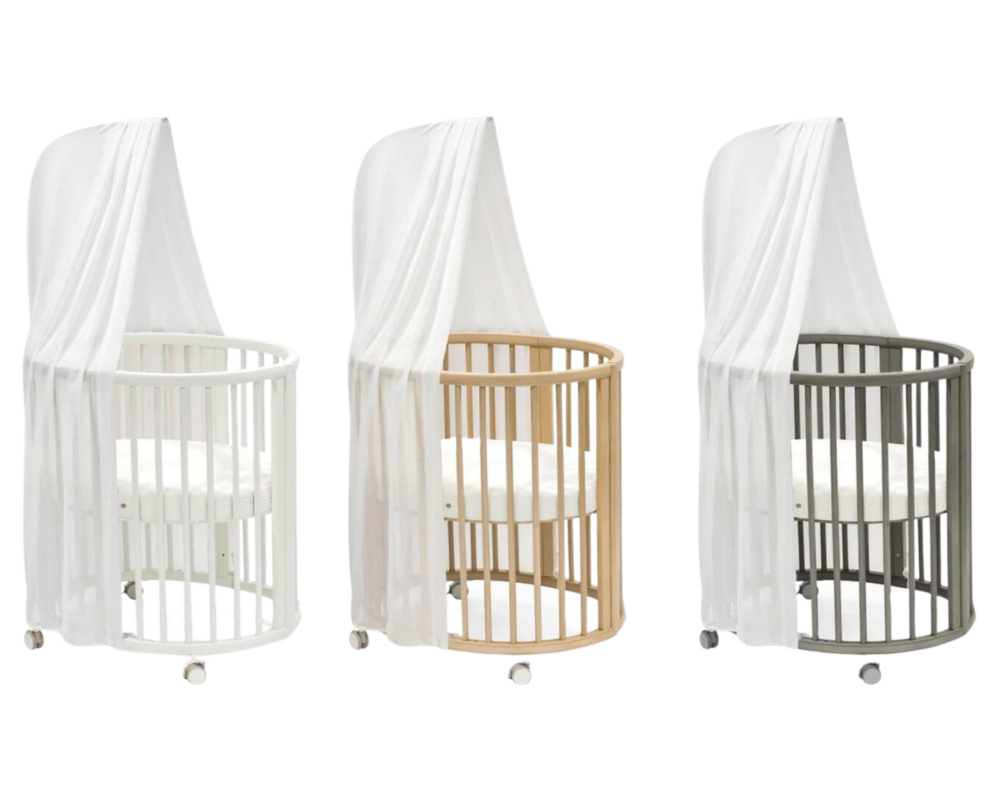 Łóżeczko Stokke Sleepi Mini V3 z baldachimem