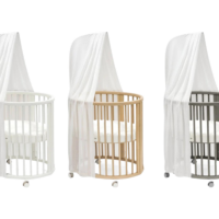 Łóżeczko Stokke Sleepi Mini V3 z baldachimem