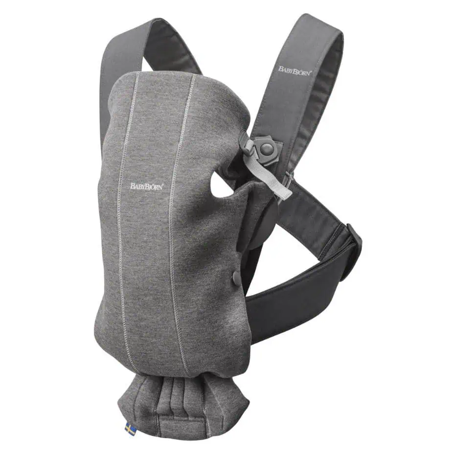 Babybjorn Mini 3D Jersey Ciemny Szary