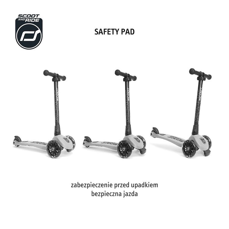 Scoot and Ride Highwaykick 3 – zestaw: hulajnoga składana z kołami LED i plecak - obrazek 6