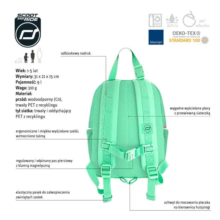 Scoot and Ride Highwaykick 1 Lifestyle – zestaw z plecakiem - obrazek 10