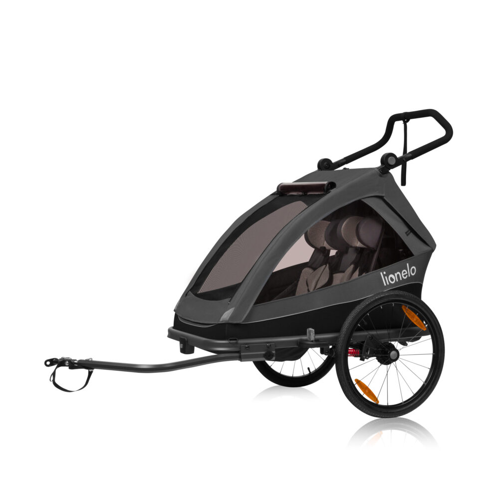 Lionelo Cama – dwuosobowa przyczepka rowerowa dla dzieci Po Zwrocie - obrazek 7