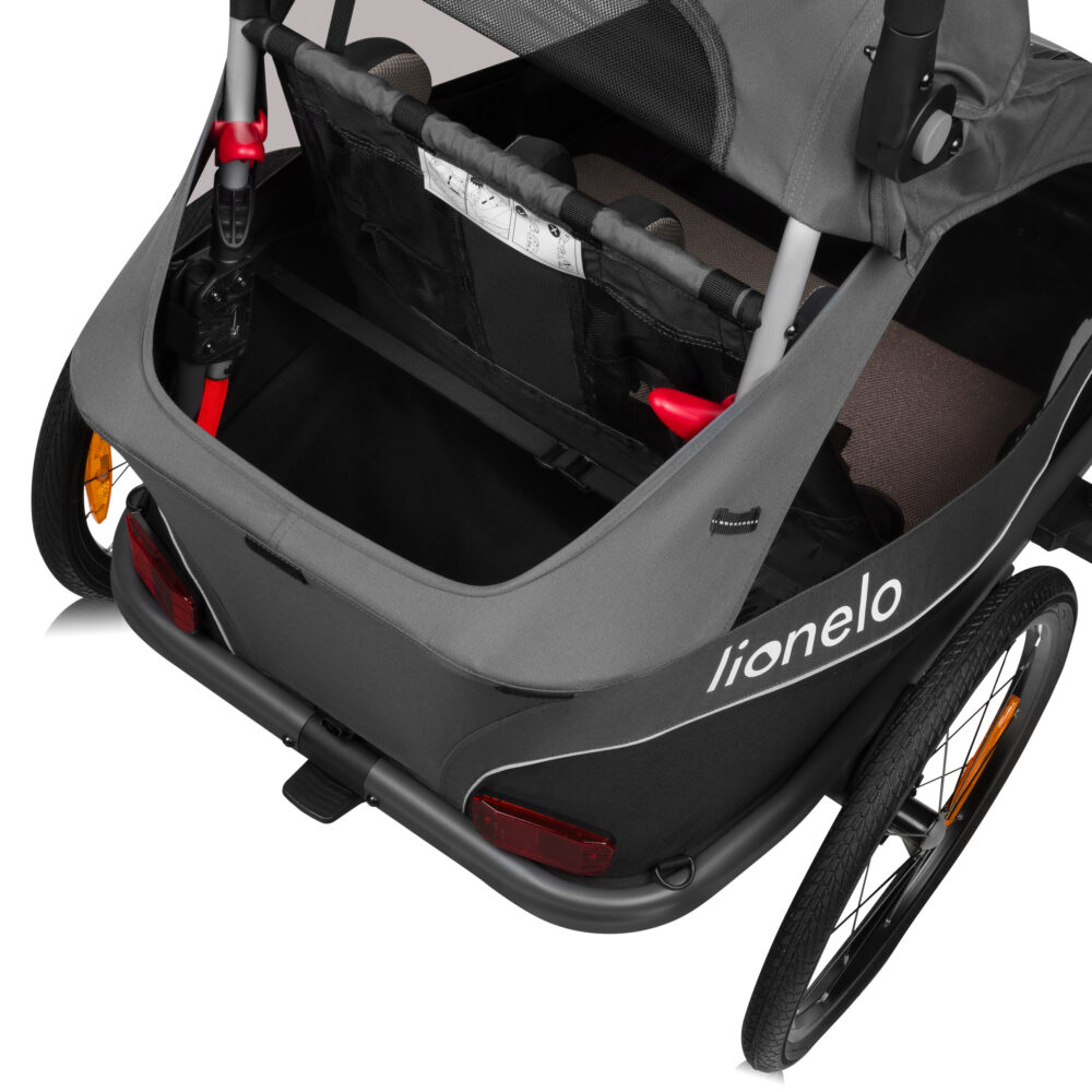 Lionelo Cama – dwuosobowa przyczepka rowerowa dla dzieci Po Zwrocie - obrazek 13