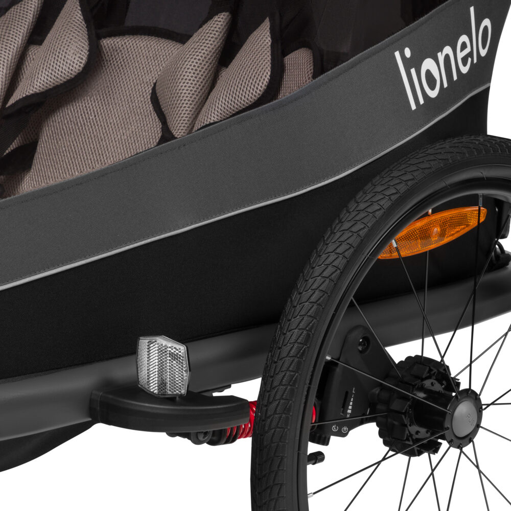 Lionelo Cama – dwuosobowa przyczepka rowerowa dla dzieci Po Zwrocie - obrazek 15