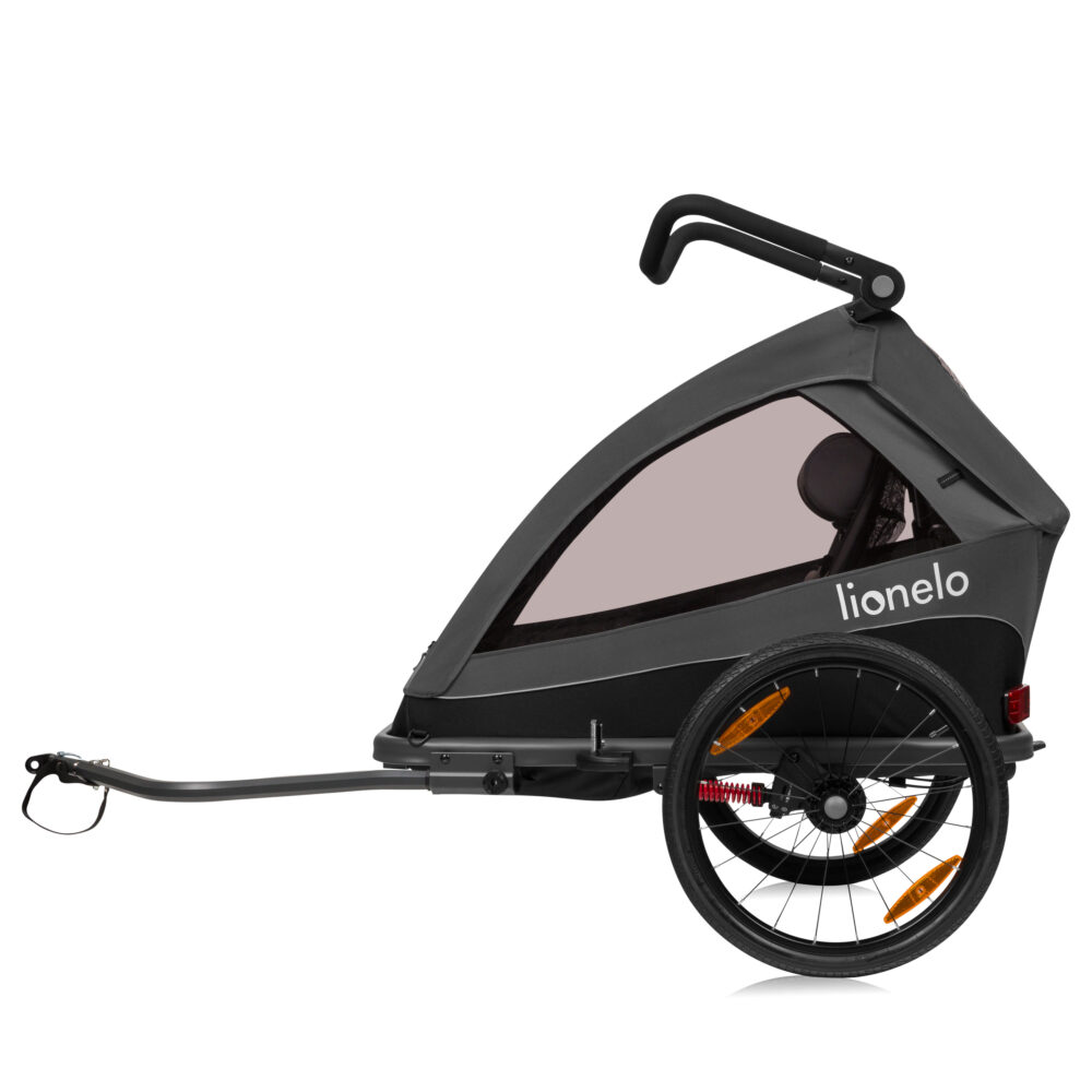 Lionelo Cama – dwuosobowa przyczepka rowerowa dla dzieci Po Zwrocie - obrazek 6