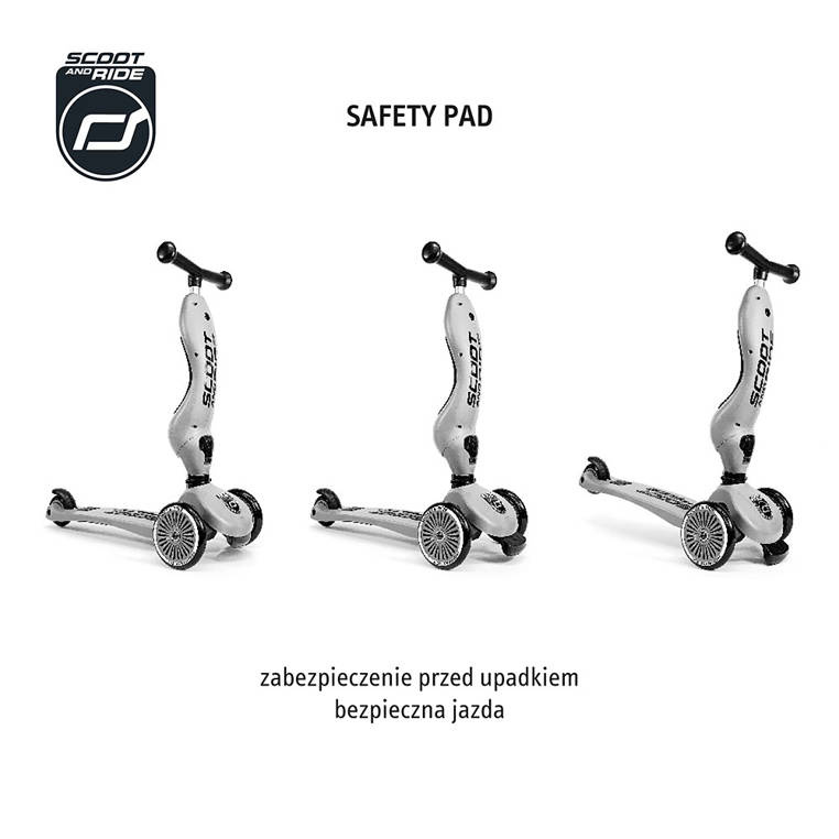 Scoot and Ride Highwaykick 1 Lifestyle – hulajnoga 2w1 z zamykanym schowkiem - obrazek 10