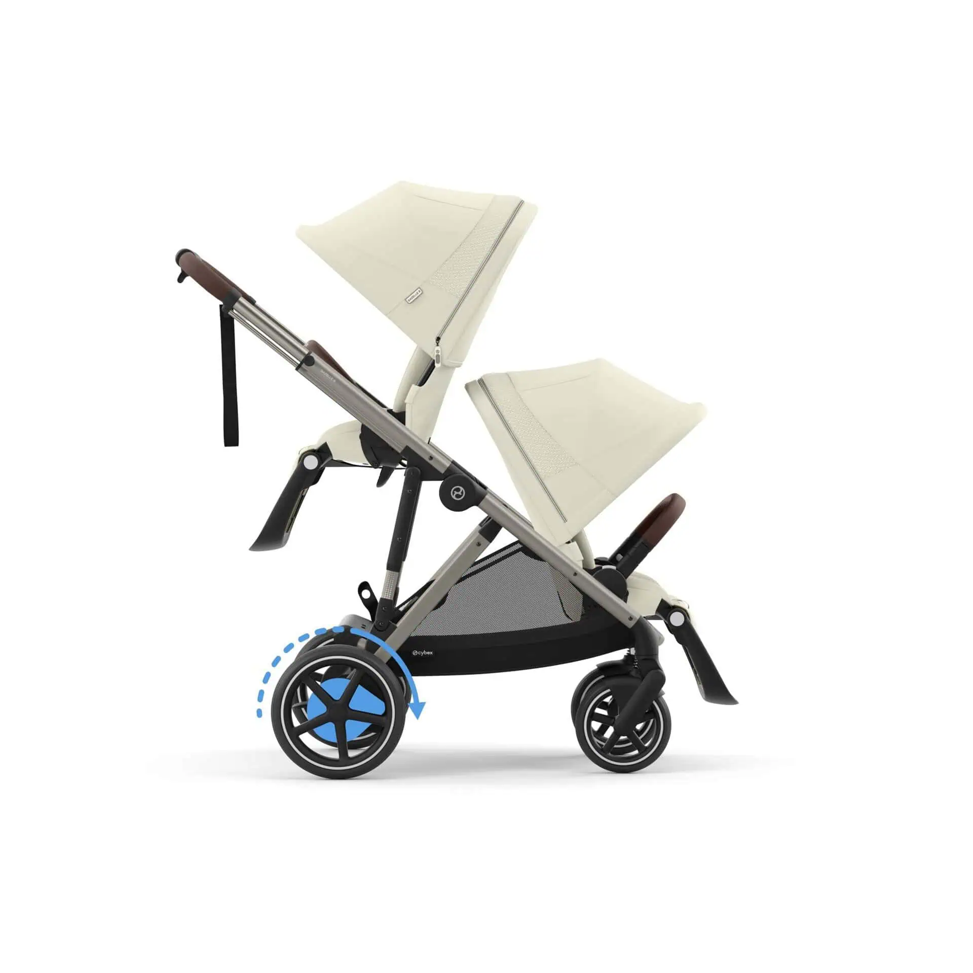 Cybex e-Gazelle S – bliźniaczy wózek spacerowy