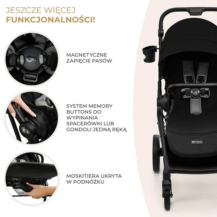 Kinderkraft Yoxi – wózek spacerowy Po Zwrocie - obrazek 15