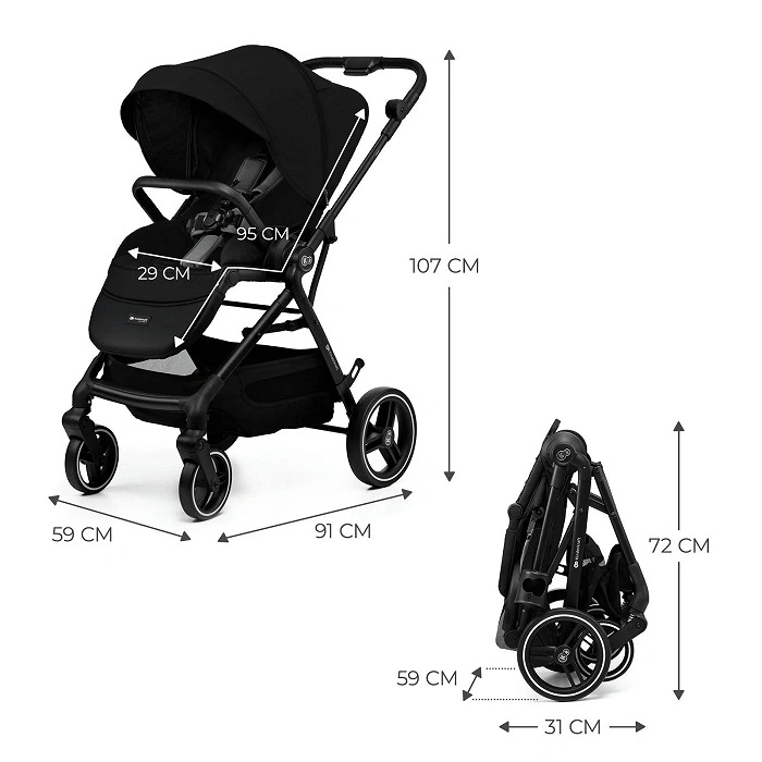Kinderkraft Yoxi – wózek spacerowy Po Zwrocie - obrazek 17