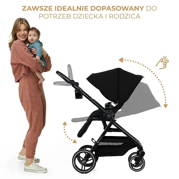 Kinderkraft Yoxi – wózek spacerowy Po Zwrocie - obrazek 11