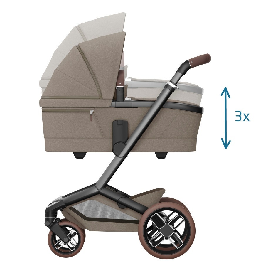 Maxi Cosi Fame – wózek 4w1 z fotelikiem Maxi Cosi Pebble 360 Pro 2 i bazą Maxi Cosi Familyfix 360 Pro - obrazek 14
