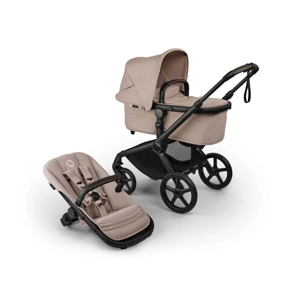 Bugaboo Fox 5 Renew Black Desert Taupe Melange Komplet z Budką