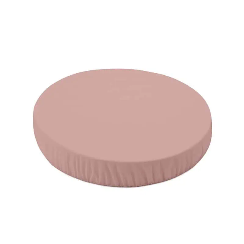 Prześcieradło z bawełny organicznej owalne 73x73 Rose