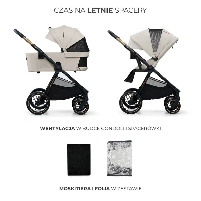 Kinderkraft Nea 2 – wielofunkcyjny wózek 4w1 z fotelikiem Maxi Cosi Pebble 360 Pro 2 i bazą Maxi Cosi FamilyFix 360 Pro - obrazek 10