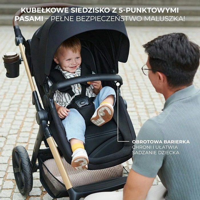 Kinderkraft MOOV 2 wózek 3w1 - obrazek 17