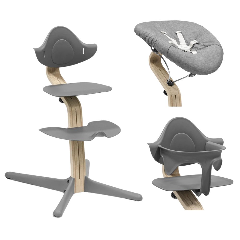 Zestaw Stokke Nomi 3w1 – krzesełko z zestawem dla noworodków i zestawem dziecięcym