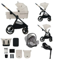 Kinderkraft Nea 2 – wielofunkcyjny wózek 4w1 z fotelikiem Joie i-Snug 2 i bazą Joie i-Base Encore