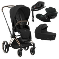 Cybex Priam 4w1 – z fotelikiem Cybex Cloud G i bazą Cybex Base G