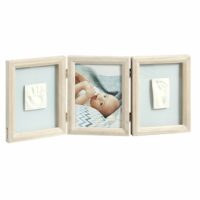 BabyArt My Baby Touch 2P Stormy – ramka drewniana z odciskiem rączki lub stópki dziecka