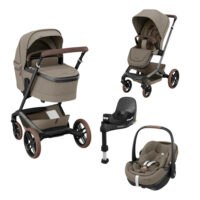 Maxi Cosi Fame – wózek 4w1 z fotelikiem Maxi Cosi Pebble 360 Pro 2 i bazą Maxi Cosi Familyfix 360 Pro