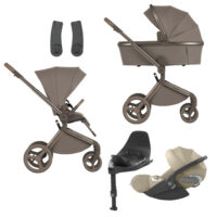 Anex Flo – wielofunkcyjny wózek 4w1 z fotelikiem Cybex Cloud T i bazą Cybex Base T