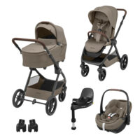 Maxi Cosi Oxford Plus – wózek wielofunkcyjny 4w1 z fotelikiem Maxi Cosi Pebble 360 Pro 2 i bazą FamilyFix 360 Pro