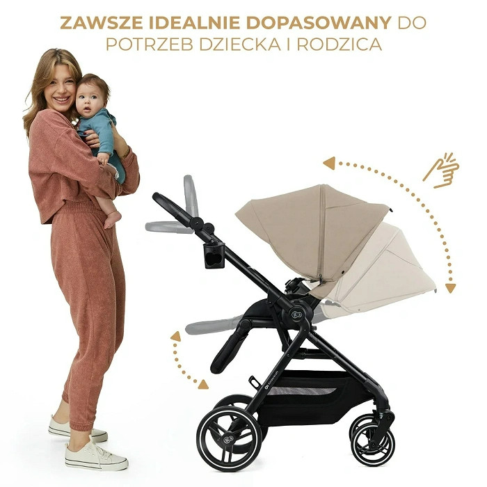 Kinderkraft Yoxi – wózek 2w1 - obrazek 16