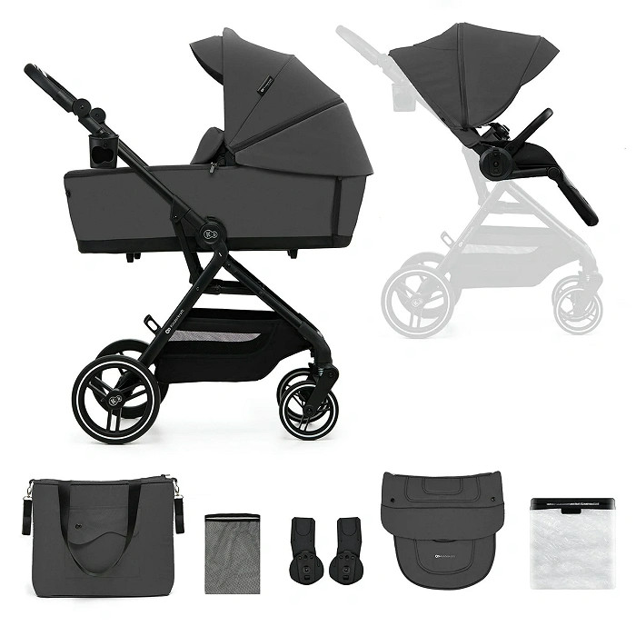 Kinderkraft Yoxi 2w1 Szary