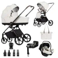 Venicci Claro – wózek wielofunkcyjny 4w1 +  Avionaut Pixel Pro 2.0 C i baza Avionaut IQ Orbit Black